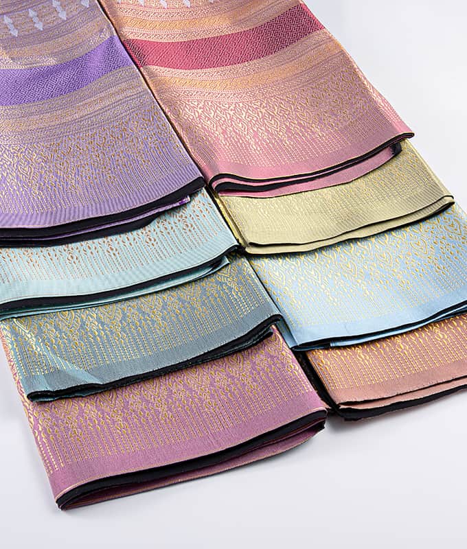 Popular Traditional Thai Sarong Fabric All Polyester Jacquard Fabric Manufacturers, Custom Factory - Huzhou Zhengyan Tex